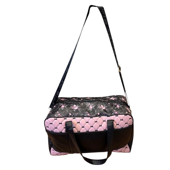 Luv Betsey by Betsey Johnson Quilted Floral Weekender Duffel Bag - Picture 4 of 15